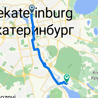 Центральный Мкр, Екатеринбург до Рощинская улица, Екатеринбург