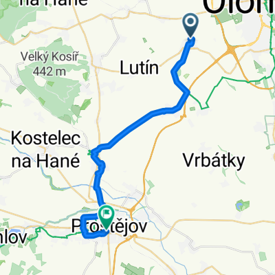 Hněvotín, Hněvotín do Tomáše Garrigua Masaryka, Prostějov