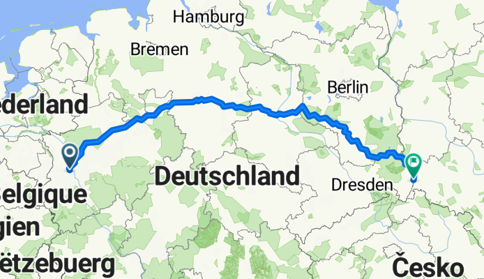 Eibenweg, Meerbusch nach Untermarkt, Görlitz