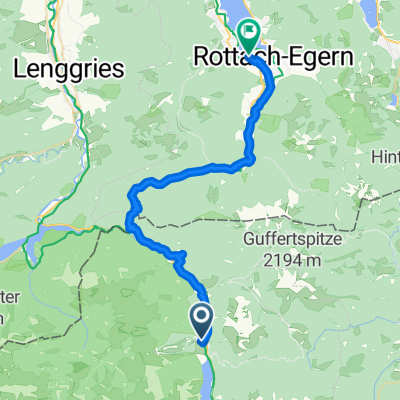 Achental, Achenkirch nach Fischerstraße, Rottach-Egern