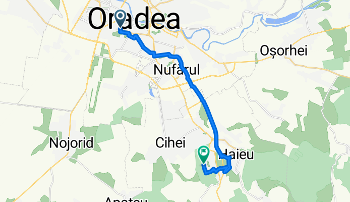 Route to Halta Băile Felix