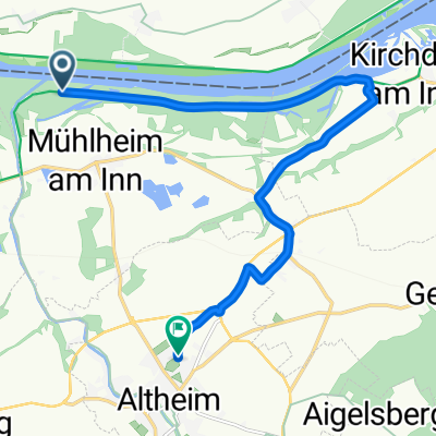 Rupertiweg, Mühlheim am Inn nach Ulrichsweg, Altheim