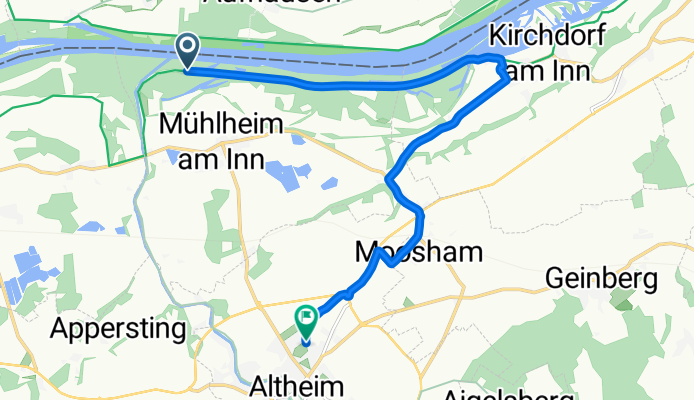 Rupertiweg, Mühlheim am Inn nach Ulrichsweg, Altheim