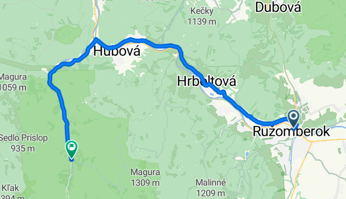 Ružomberok- Hrboltová- Švošov- Ľubochňa