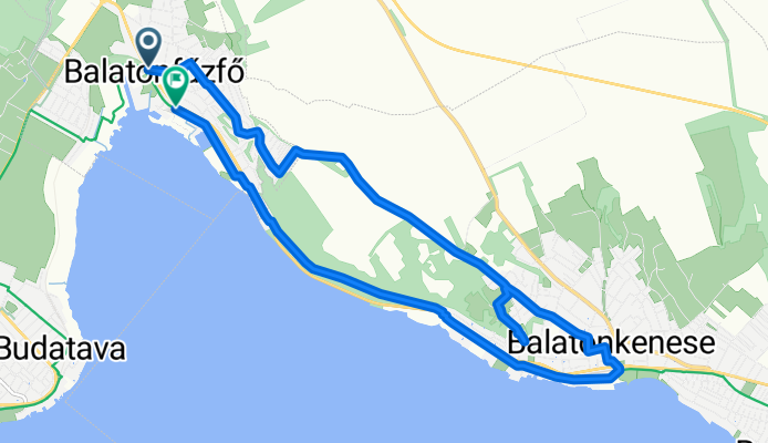 Balaton körút, Balatonfűzfő - Parti sétány, Balatonfűzfő