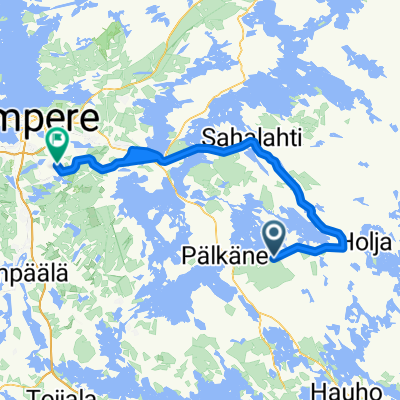 Pälkänevedentie to Tamppikuja 1a