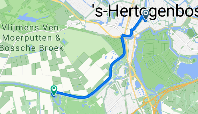 Postelstraat, 's‑Hertogenbosch to Lunettenlaan, Vught