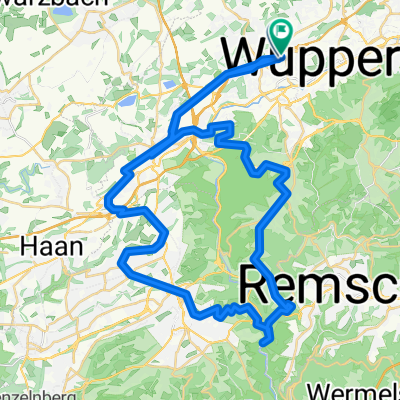 Nordbahn - Sambatrasse - Müngstener-Brücke - Bergbahn - Korkenzieher