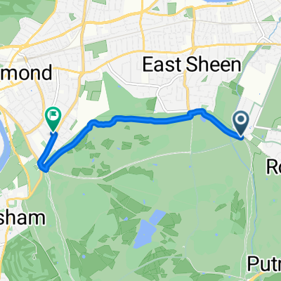 Roehampton Gate, London to Marlborough Road, Richmond