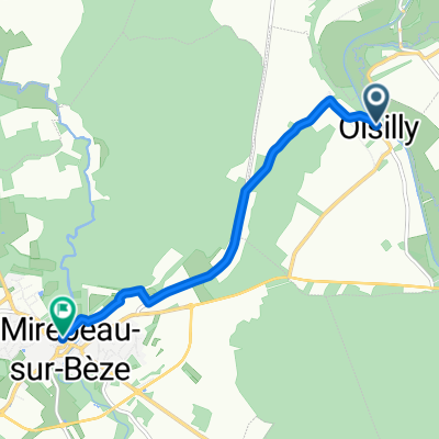 Route de Champagne nach Rue de l'Église