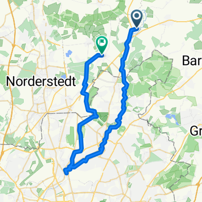 Wiesenweg, Kayhude nach Hauptstraße, Tangstedt