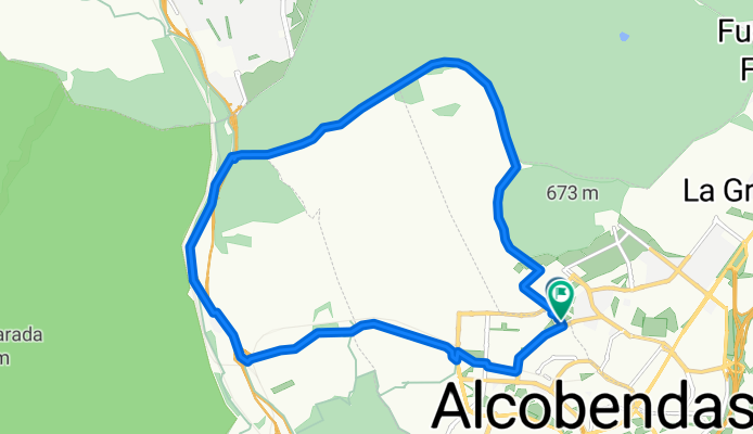 Calle del Maestro Barbieri, Alcobendas a Calle del Maestro Barbieri, Alcobendas