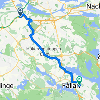 Västberga allé, Hägersten to Tornslingan, Trångsund