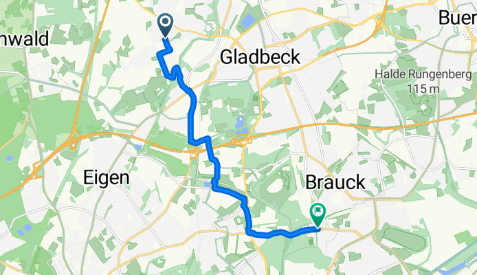 Josefstraße nach Brauckstraße 38a