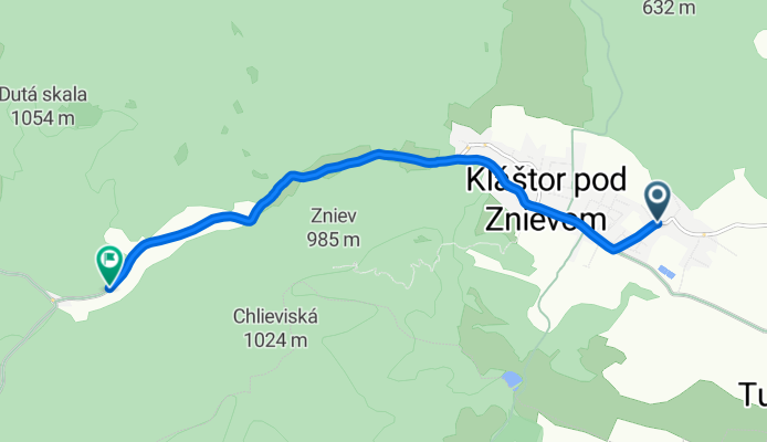 Trasa z Slovany