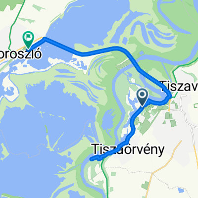 Kikötő körút, Tiszafüred - Poroszló