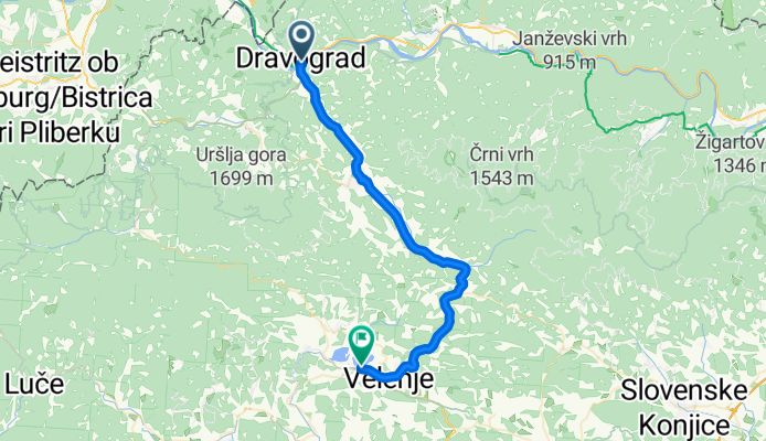 Štrekna – cycling route on the old railway lines