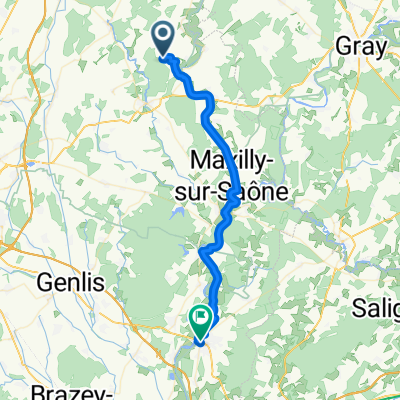 Route Sans Nom nach Rue Antoine Masson
