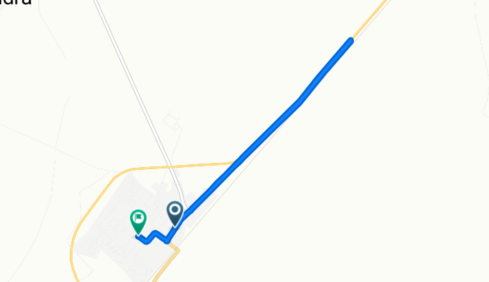State Bank of India to Unnamed Road