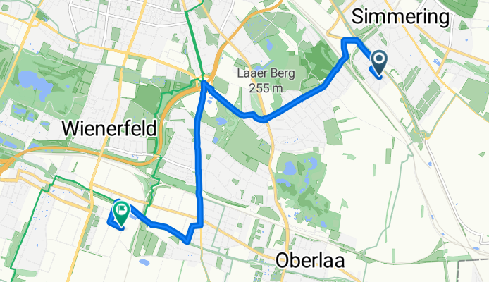 Unterfeldgasse nach Südrandstraße