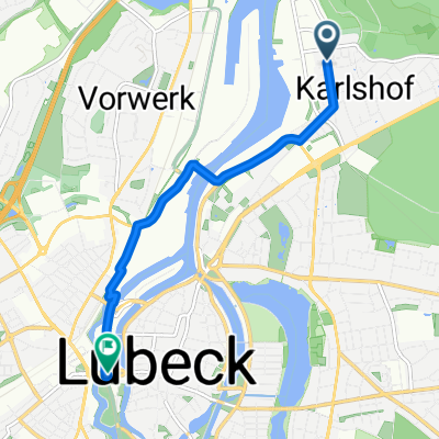 An der Hülshorst, Lübeck a Holstentorplatz, Lübeck