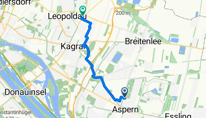 Reihe 4, Wien nach Julius-Ficker-Straße, Wien