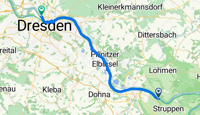 Bahnhofstraße, Pirna nach Öw 2-Neustadt, Dresden