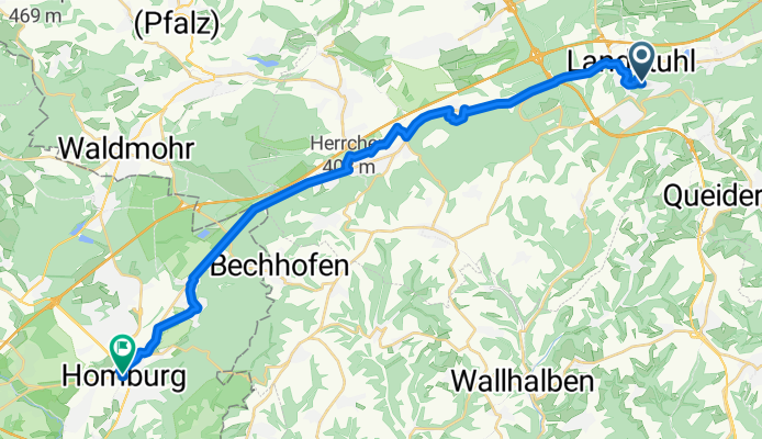 Auf der Pick, Landstuhl to Am Forum, Homburg