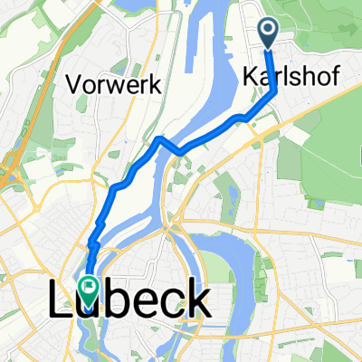 An der Hülshorst, Lübeck a Holstentorplatz, Lübeck