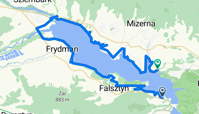 Zamkowa, Niedzica do Wronina, Czorsztyn