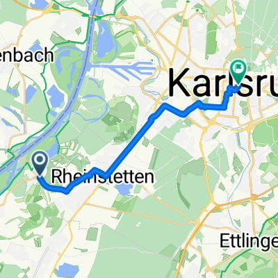 Gutenbergstraße 1A nach Erbprinzenstraße