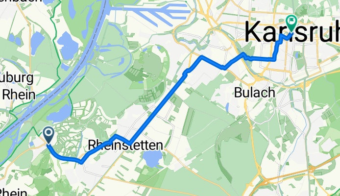 Gutenbergstraße 1A nach Erbprinzenstraße