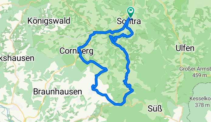 Husarenallee nach Husarenallee