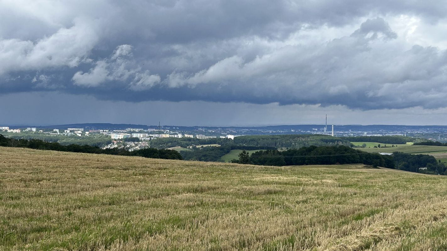 Hügelige Runde bei Chemnitz