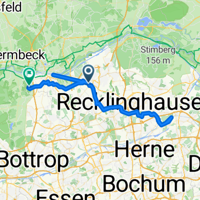 Riegestraße nach Bestener Straße