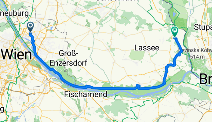 Wien - Donauauen - Schlösser - Marchegg