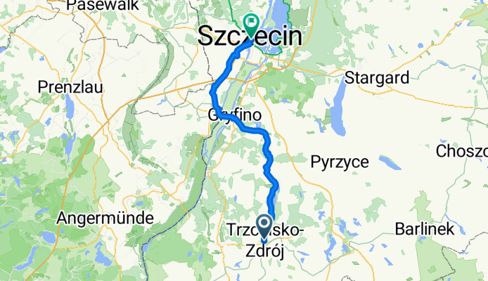 Trzcińsko Zdrój - Stettin