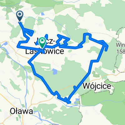 Leśna, Chrząstawa Mała do Kolejowa, Jelcz-Laskowice