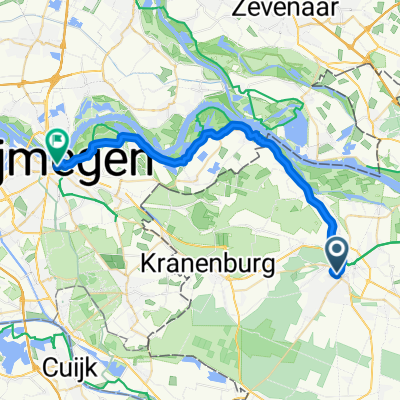 Lindenallee, Kleve nach Burchtstraat, Nijmegen