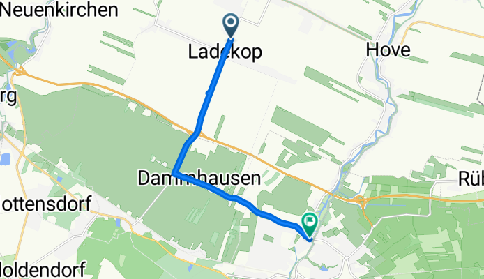 Jorkerfelde, Jork nach Lange Straße, Buxtehude