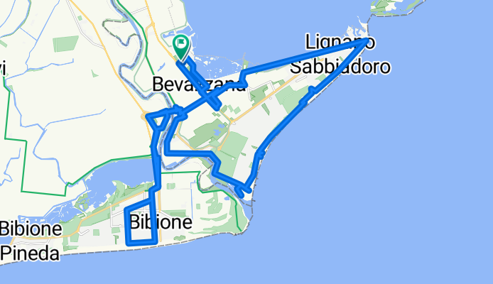 Via dello Scirocco nach Via Lignano Sud