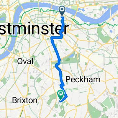 St Thomas Street, London to The Hamlet, London
