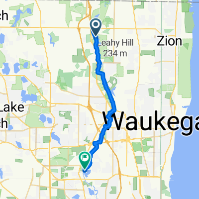 Des Plaines River Trail N, Wadsworth to N Milwaukee Ave, Libertyville