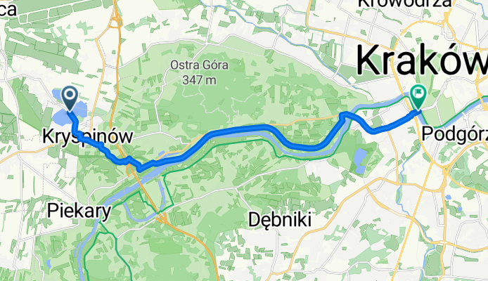 Budzyń, Liszki do Świętego Stanisława, Kraków