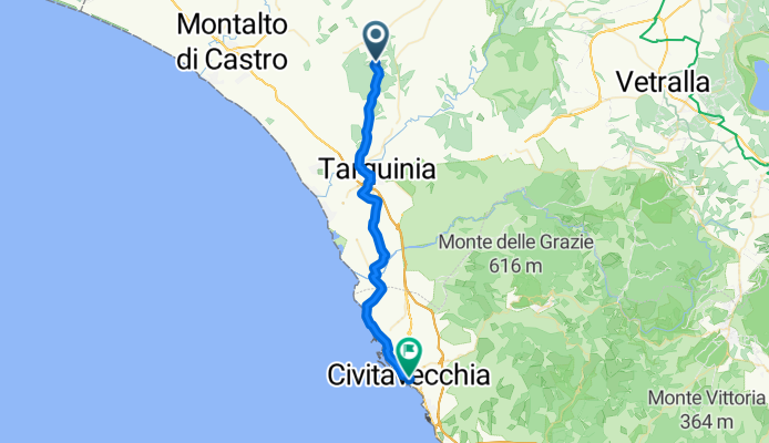 Tarquinia - Civitavecchia