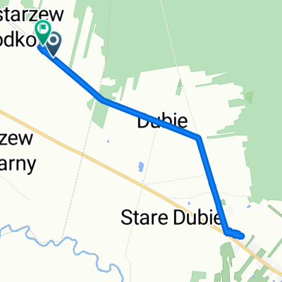 Restarzew Środkowy do Restarzew Środkowy