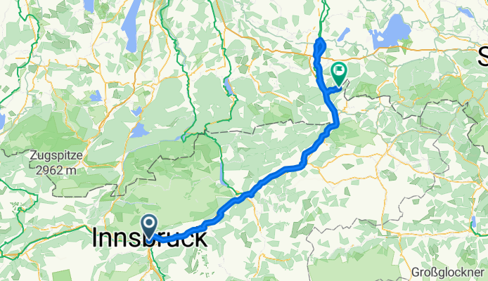 Anichstraße, Innsbruck nach Nußdorf am Inn