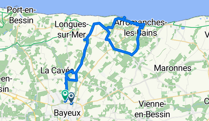 Boulevard d'Eindhoven to Route de Vaux-sur-Aure