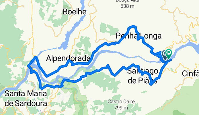 Route in Cinfães