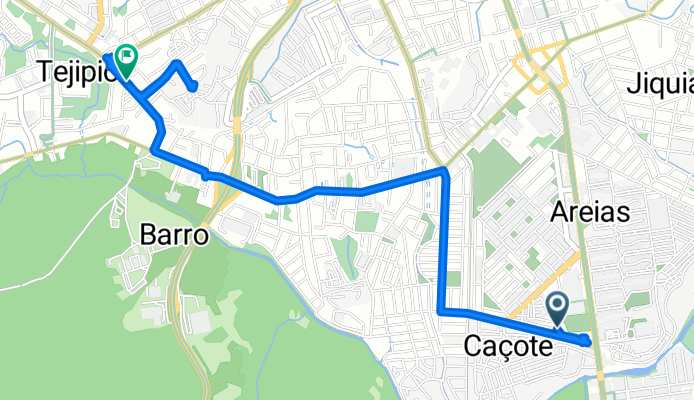 De Rua Piraquara a Av. Liberdade